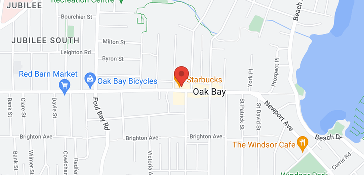 map of 202-2119 Oak Bay Ave